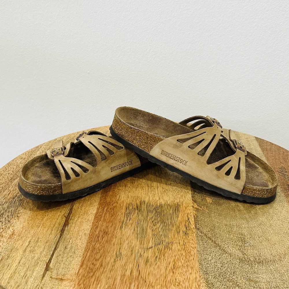 Birkenstock Betula Granada Women's EU 38 - Us 7 Tan Habana Strappy Sandals